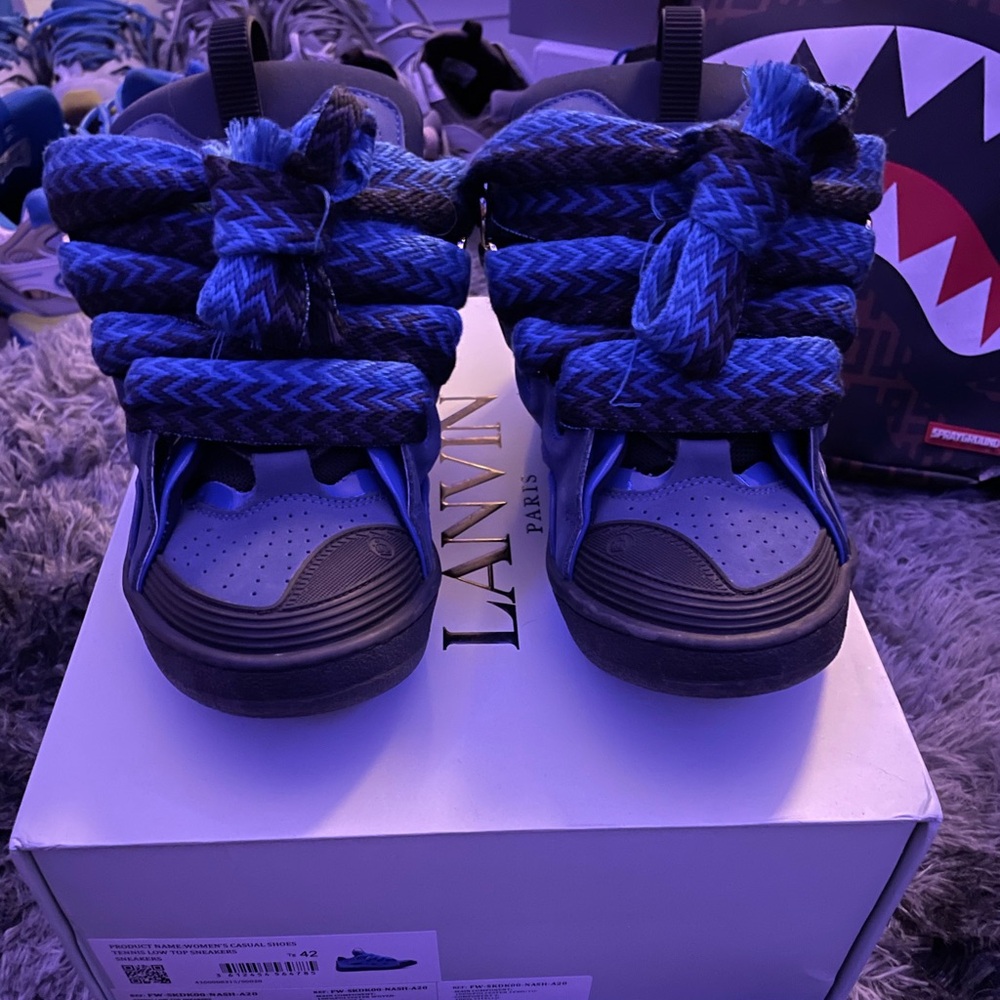 Blue and black Lanvin Curb